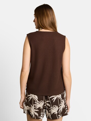 TOM TAILOR DENIM Top in Brown