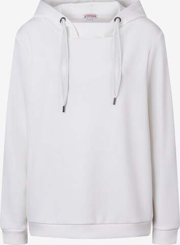 Sweat-shirt TIMEZONE en blanc : devant