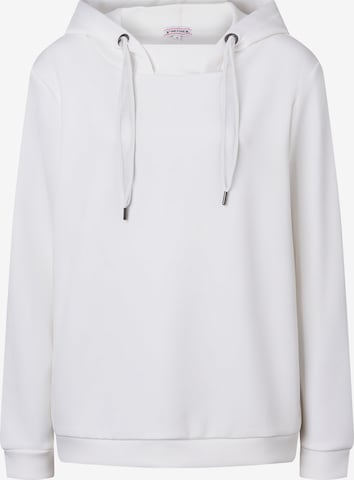 TIMEZONE Sweatshirt in White: front