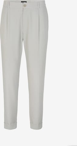 STRELLSON Regular Bandplooibroek 'Louis' in Grijs: voorkant