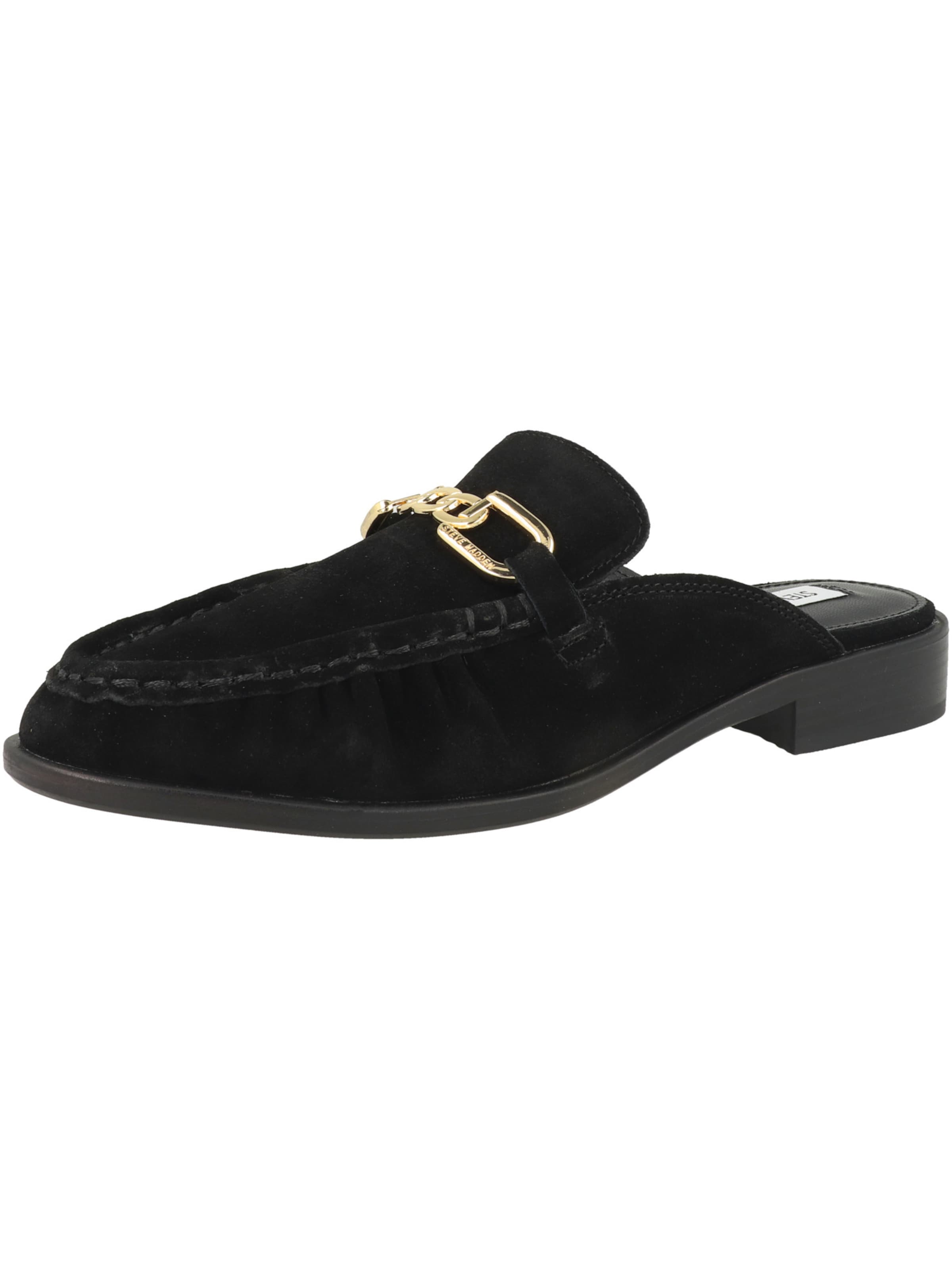 STEVE MADDEN Mule ' Kapture ' in Black: front