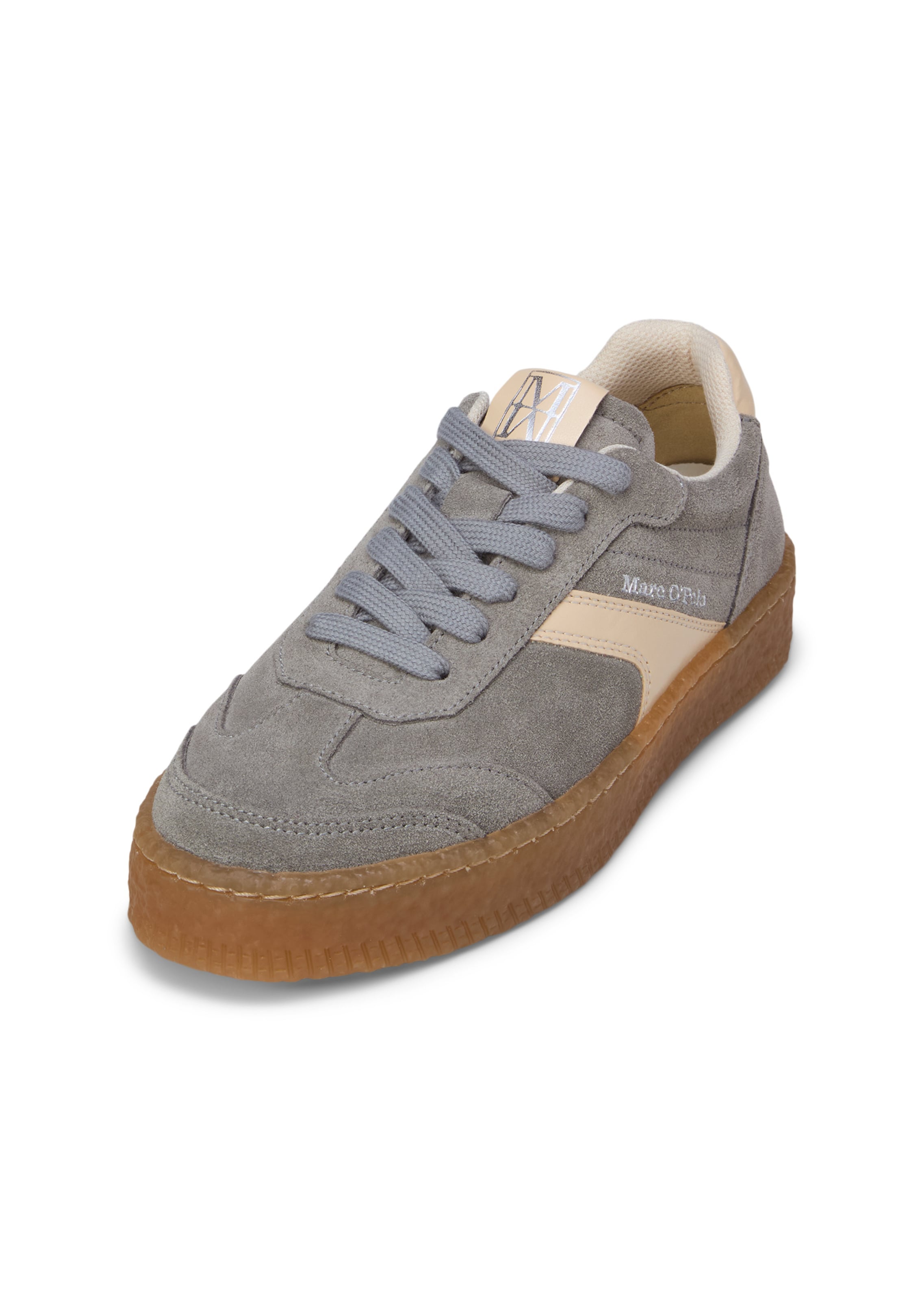 Baskets basses Marc O'Polo en gris : devant