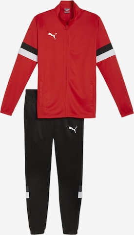 PUMA Trainingspak 'TeamRise' in Rood: voorkant