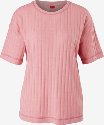 s.Oliver Pajama Shirt in Pink: front