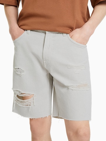 Bershka Slimfit Shorts in Lila