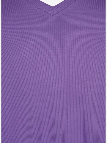 Zizzi Majica 'Carly' | vijolična barva