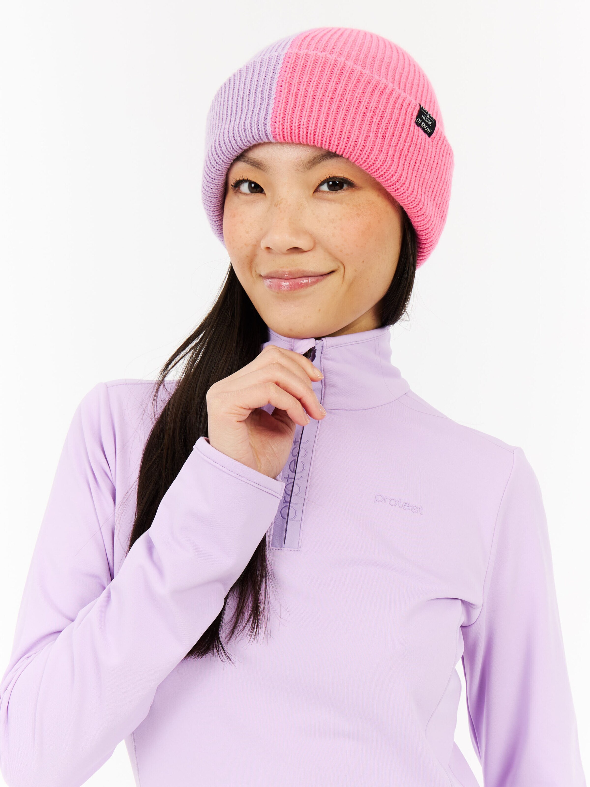 PROTEST Athletic Sweatshirt 'REFABRIZ' in Purple