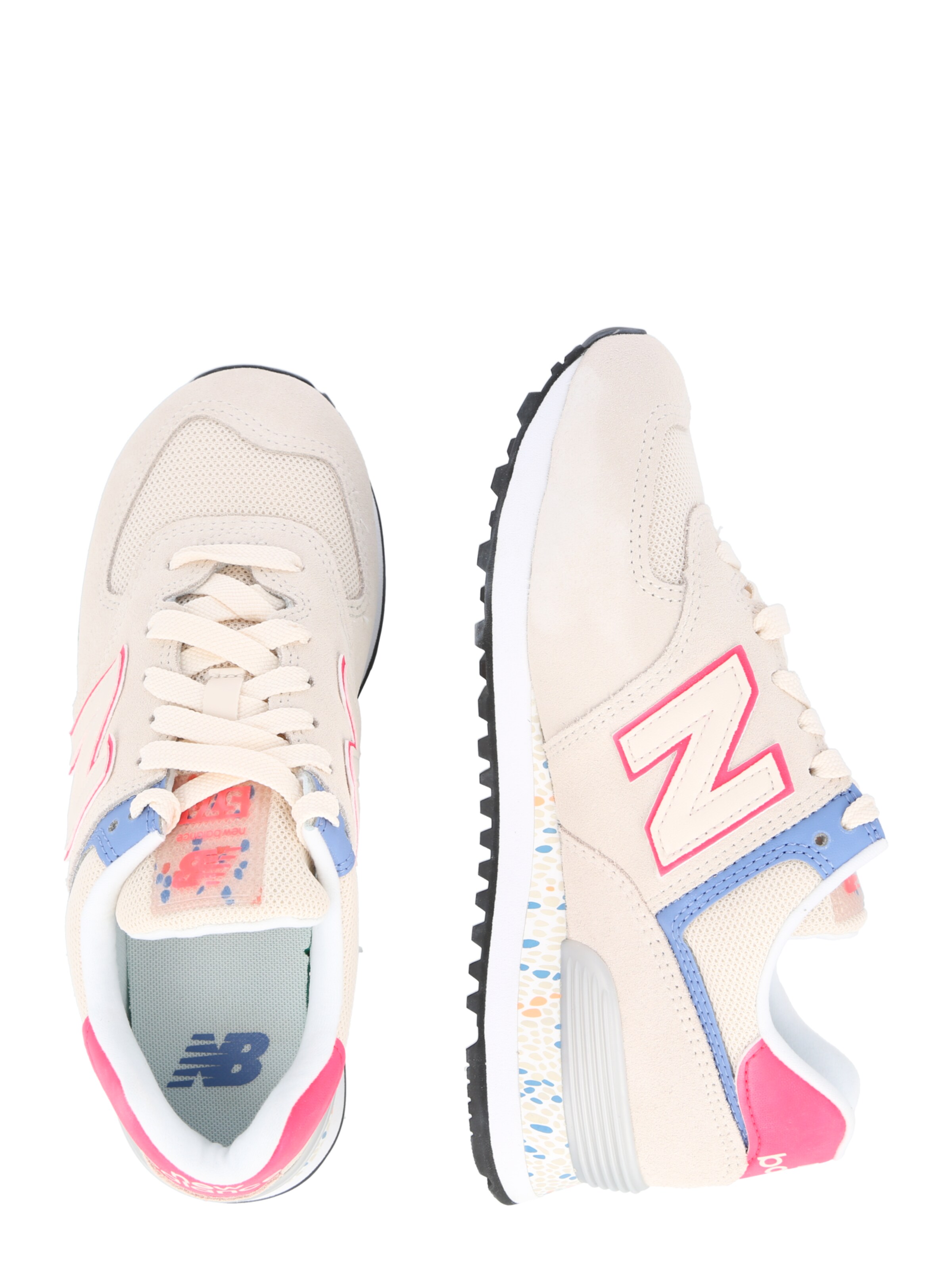 Baskets basses '574' new balance en beige