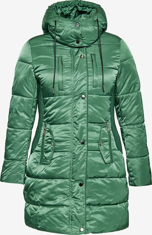 faina Winter coat in Green: front
