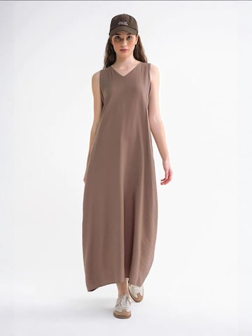 MixRay Kleid 'Maxi'‌‌‌ in Braun