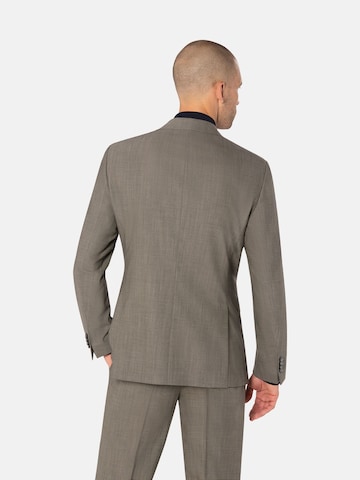 Coupe regular Veste de costume 'MARIO' BENVENUTO en marron