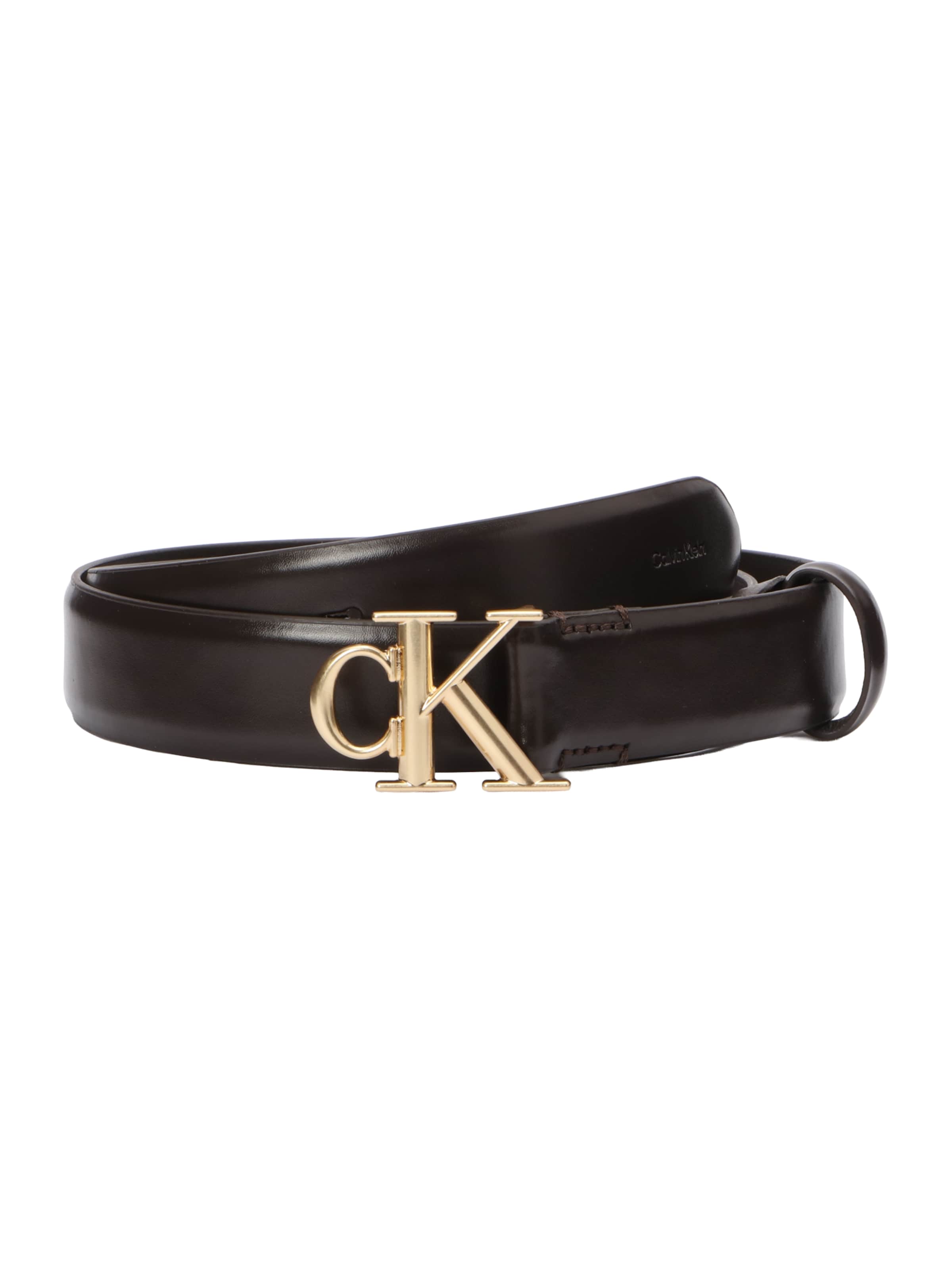 Calvin Klein Riem in Bruin: voorkant