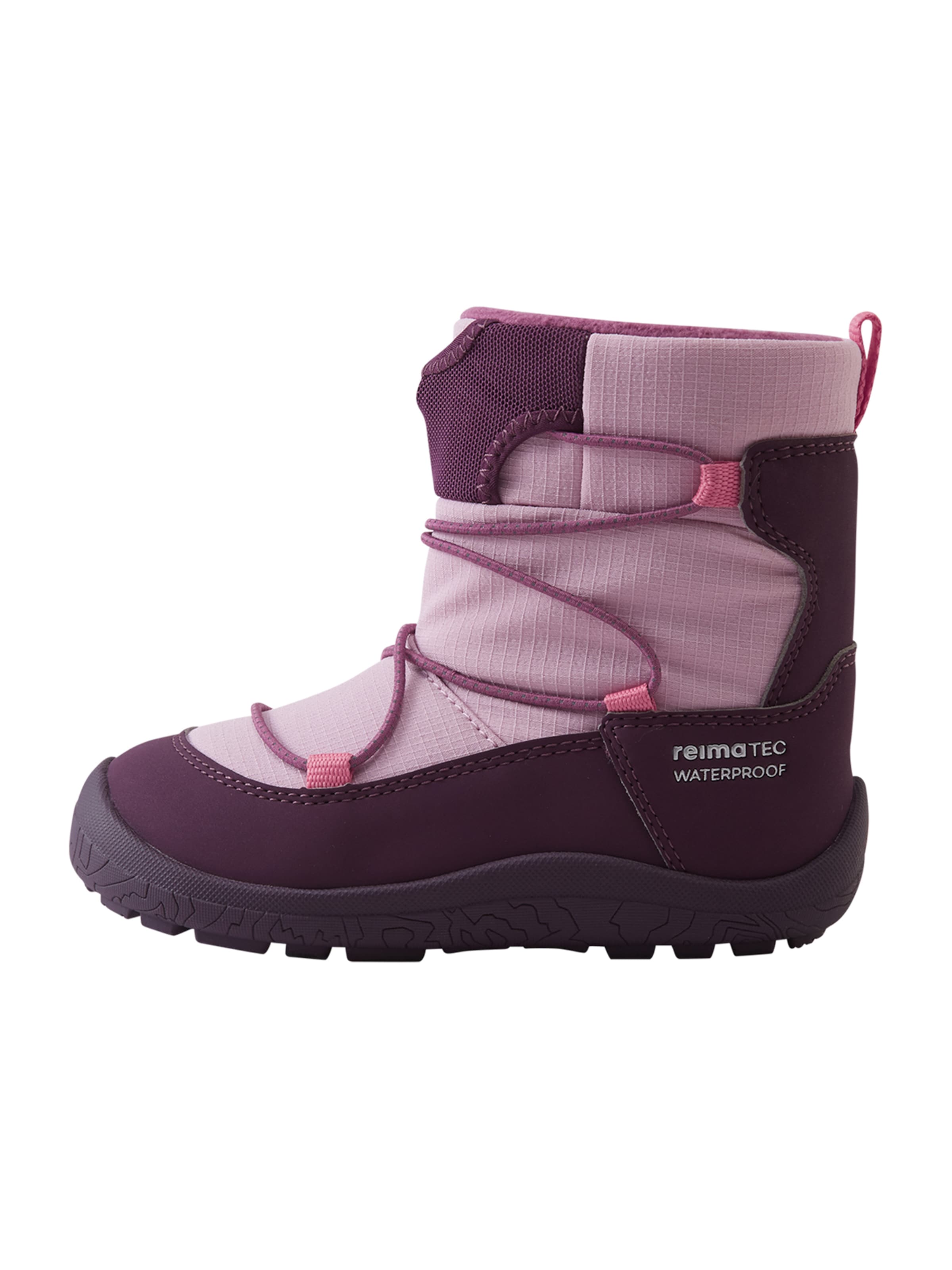 Reima Talvisaappaat 'Ensilumi' värissä lila: etupuoli