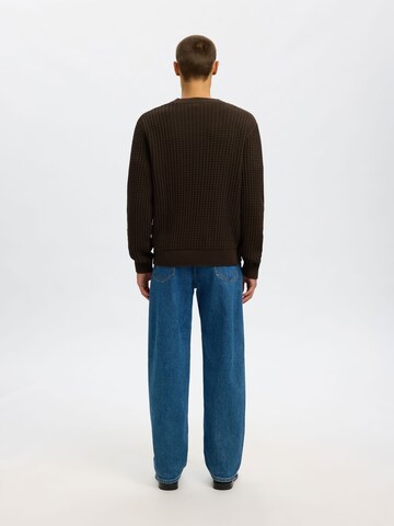 Vestes en maille SELECTED en marron