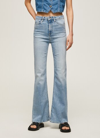 Pepe Jeans Flared Jeans 'Willa' in Blue: front