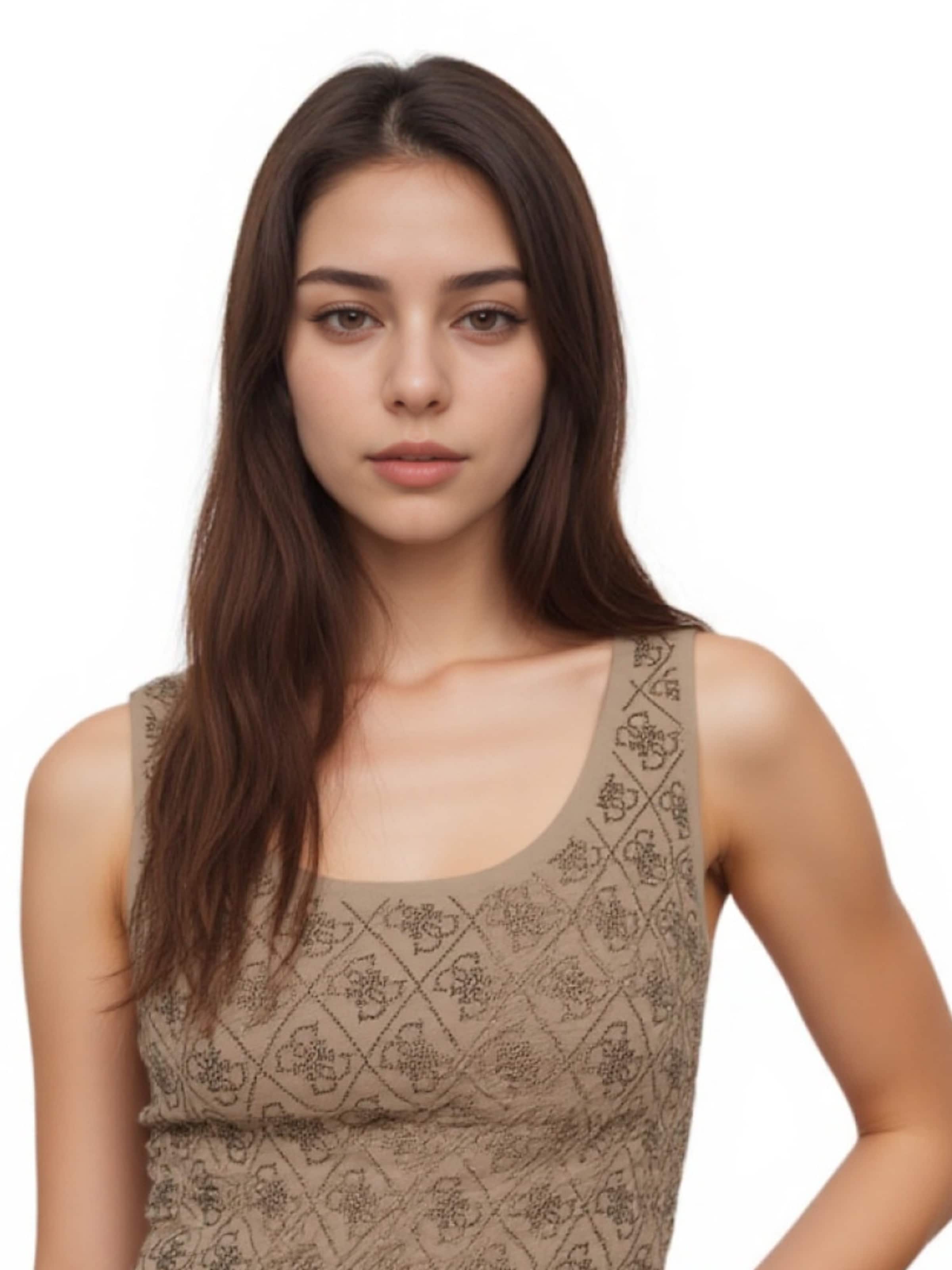 Haut GUESS en marron