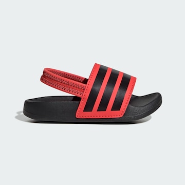 Calzatura aperta 'Adilette' di ADIDAS SPORTSWEAR in rosso