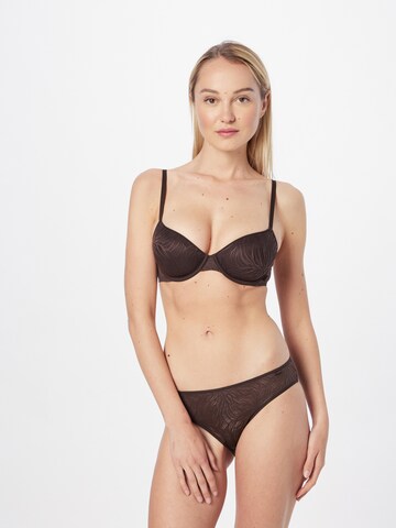 Calvin Klein Underwear T-shirt Bra in Brown