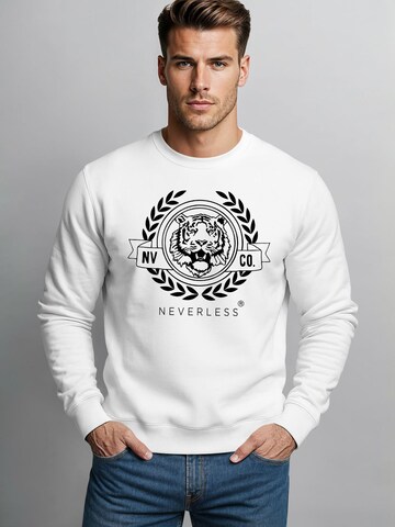 Neverless Sweatshirt 'Old School' in White
