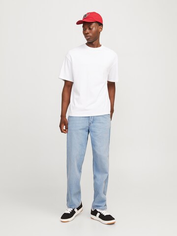 JACK & JONES Regularen Kavbojke 'JJIEDDIE WORKER' | modra barva