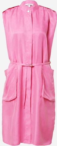 Ipekyol - Vestido camisero en rosa: frente