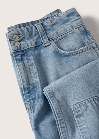 MANGO Loose fit Jeans 'Emily' in Blue