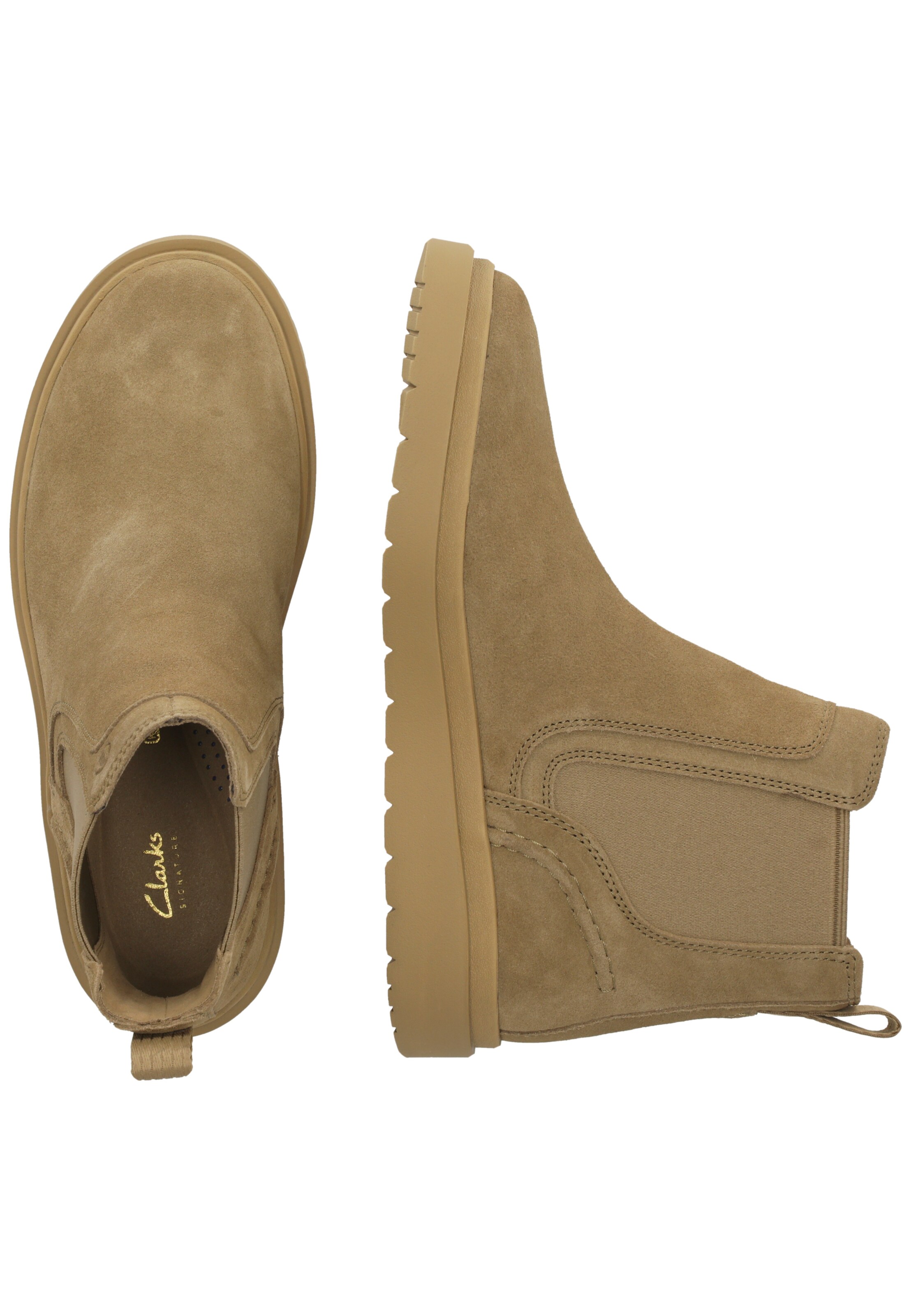 CLARKS Ankle boots 'Polden Easy' in Beige