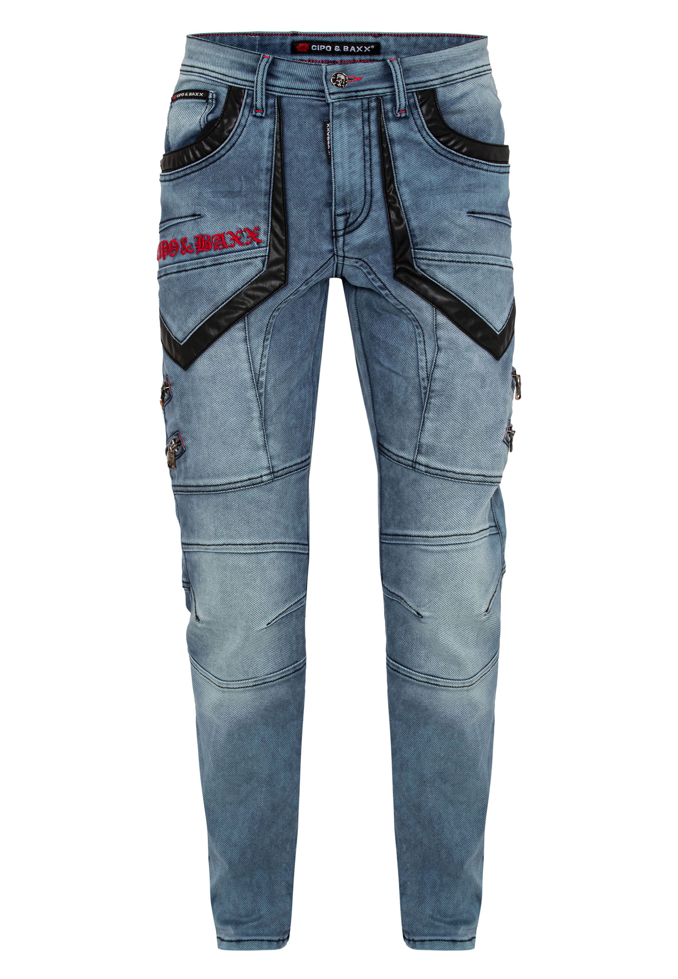 CIPO & BAXX Regular Jeans in Blue: front