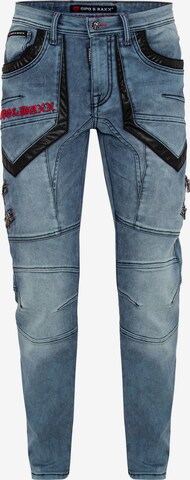 CIPO & BAXX Regular Jeans in Blauw: voorkant