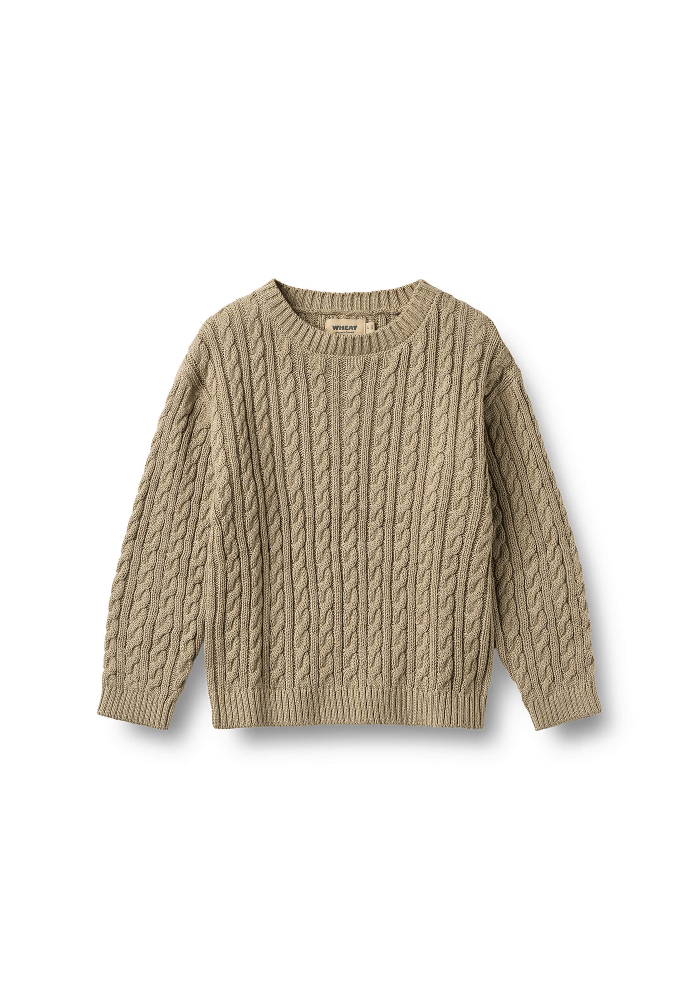 WHEAT Sweater 'Oliver' in 92 in Taupe, Item view