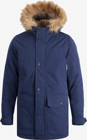 Jack & Jones Junior Jacke 'Winner' in sand / dunkelblau, Produktansicht