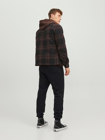 JACK & JONES Tapered Pants 'JPSTGordon JJBradley' in Black