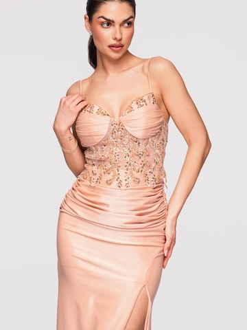 Ombre Evening Dress in Orange