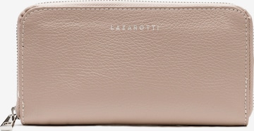 Lazarotti Wallet 'Milano' in Beige: front