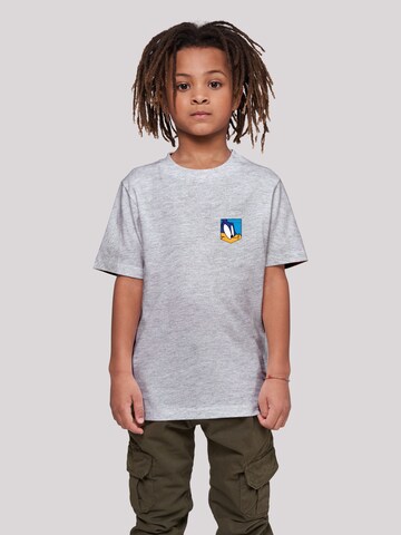 F4NT4STIC Shirt 'Looney Tunes Road Runner Face' in Grey: front