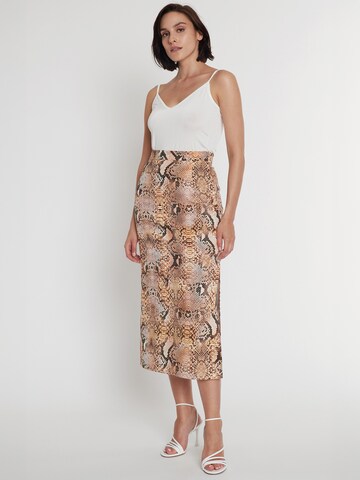Ana Alcazar Skirt ' Paitia ' in Beige