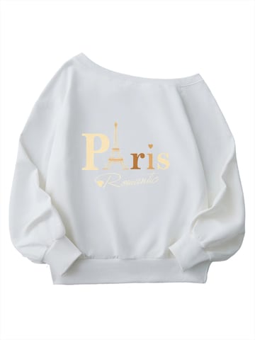 GORHEY Sweatshirt in White: front
