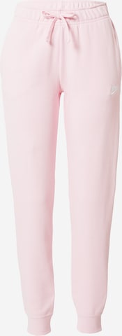 Nike Sportswear Pants in Pink: front