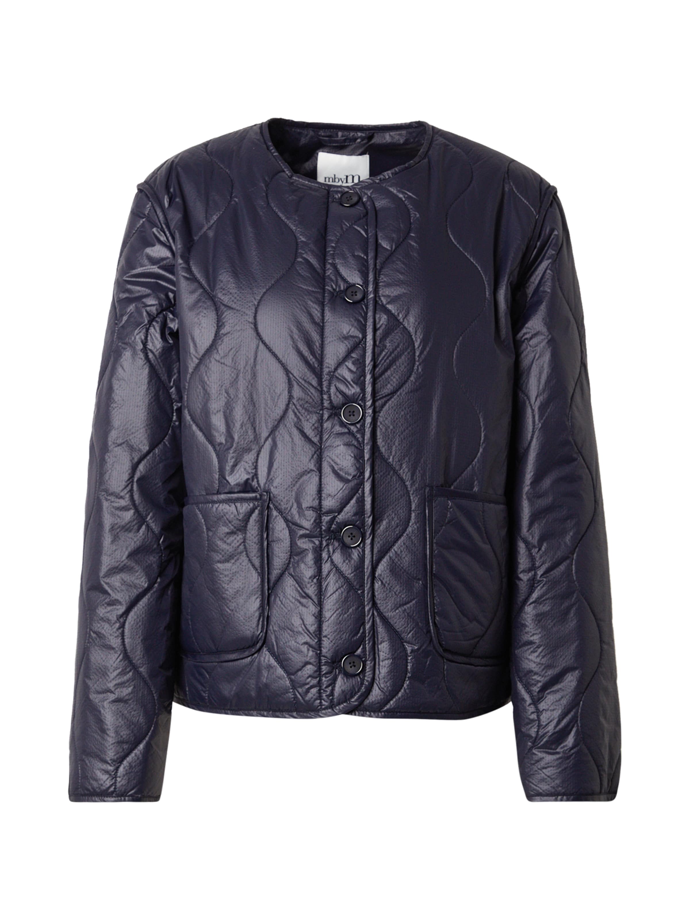 mbym Tussenjas &#x27;Tinna&#x27; in Blauw: voorkant