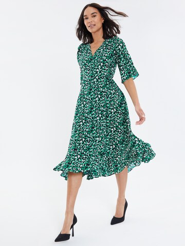 Robe d’été 'Soda' Threadbare en vert : devant