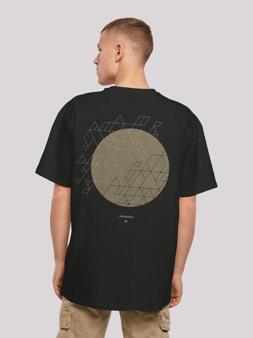 T-Shirt 'Geometric' F4NT4STIC en noir