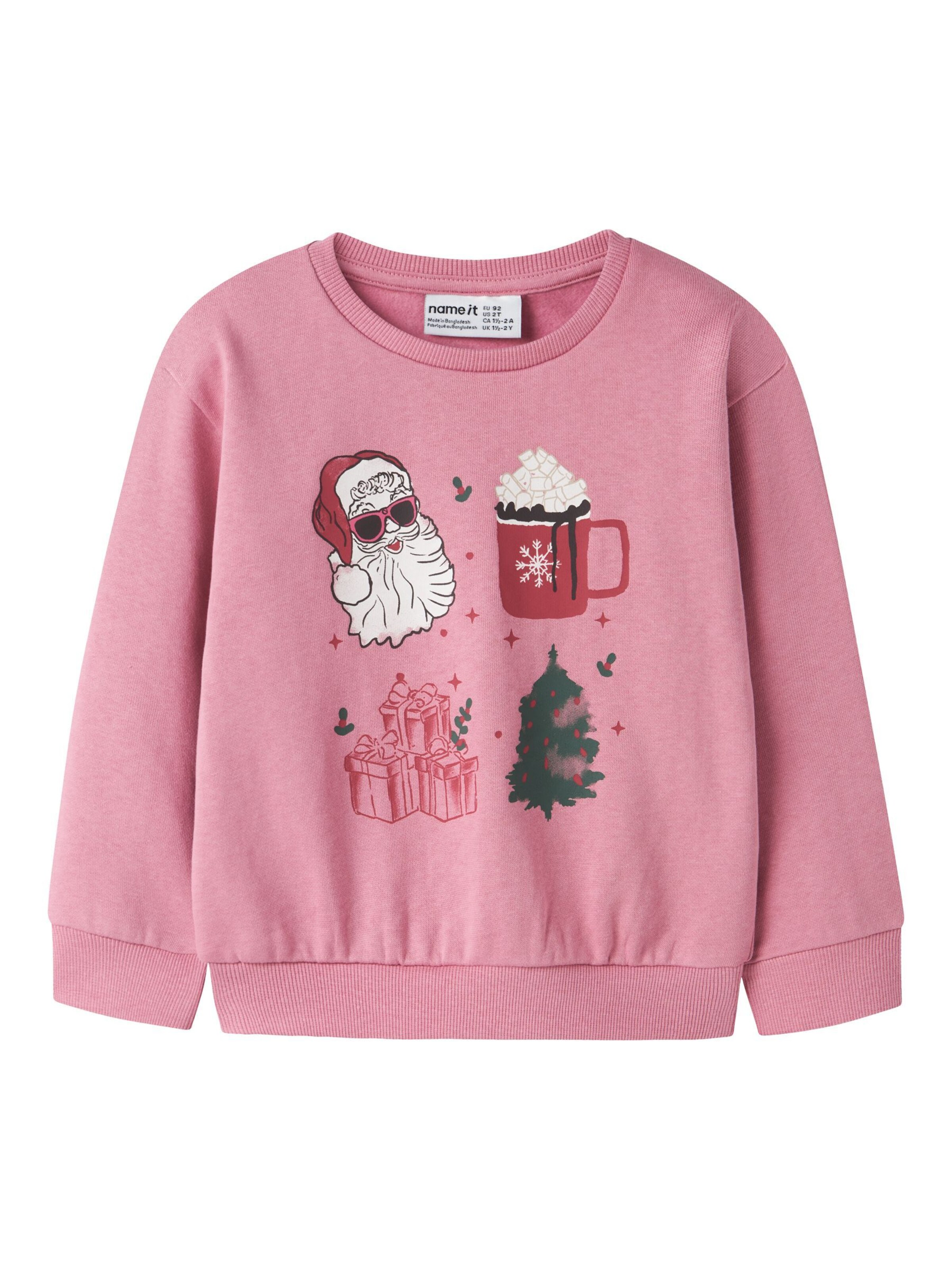 NAME IT - Sudadera en rosa: frente