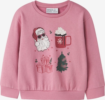 NAME IT - Sudadera en rosa: frente