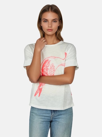 salzhaut Shirt 'UTNAIHN' in Wit: voorkant