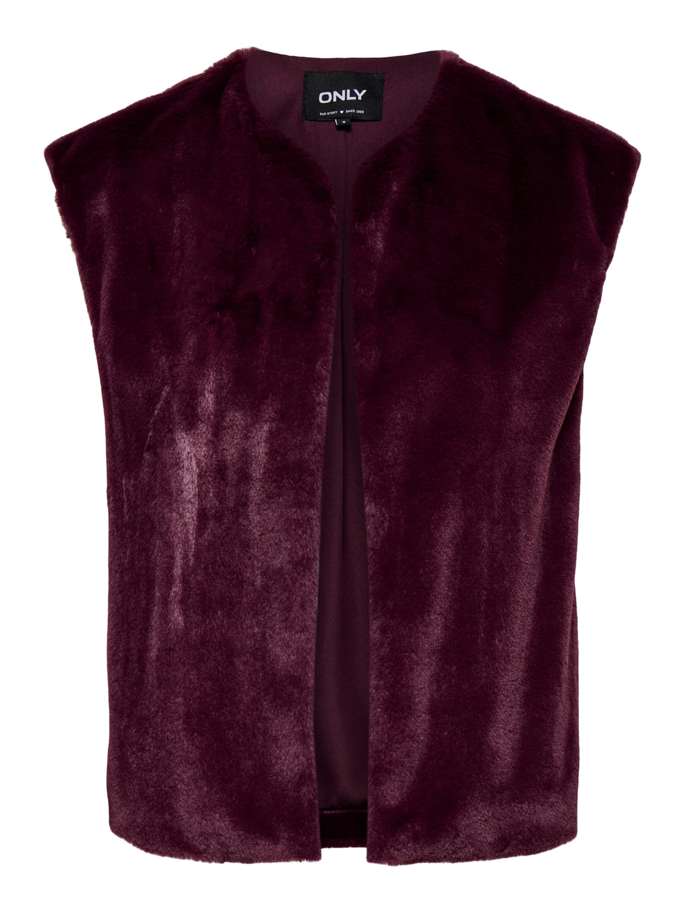 ONLY Bodywarmer 'Dana' in Rood: voorkant