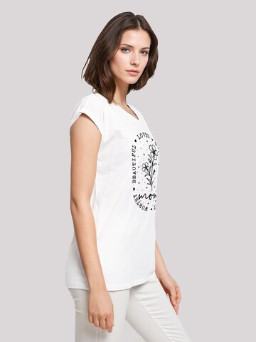 F4NT4STIC Shirt 'Mothers Day Black Art Print for Mom Best Mom Ever' in White