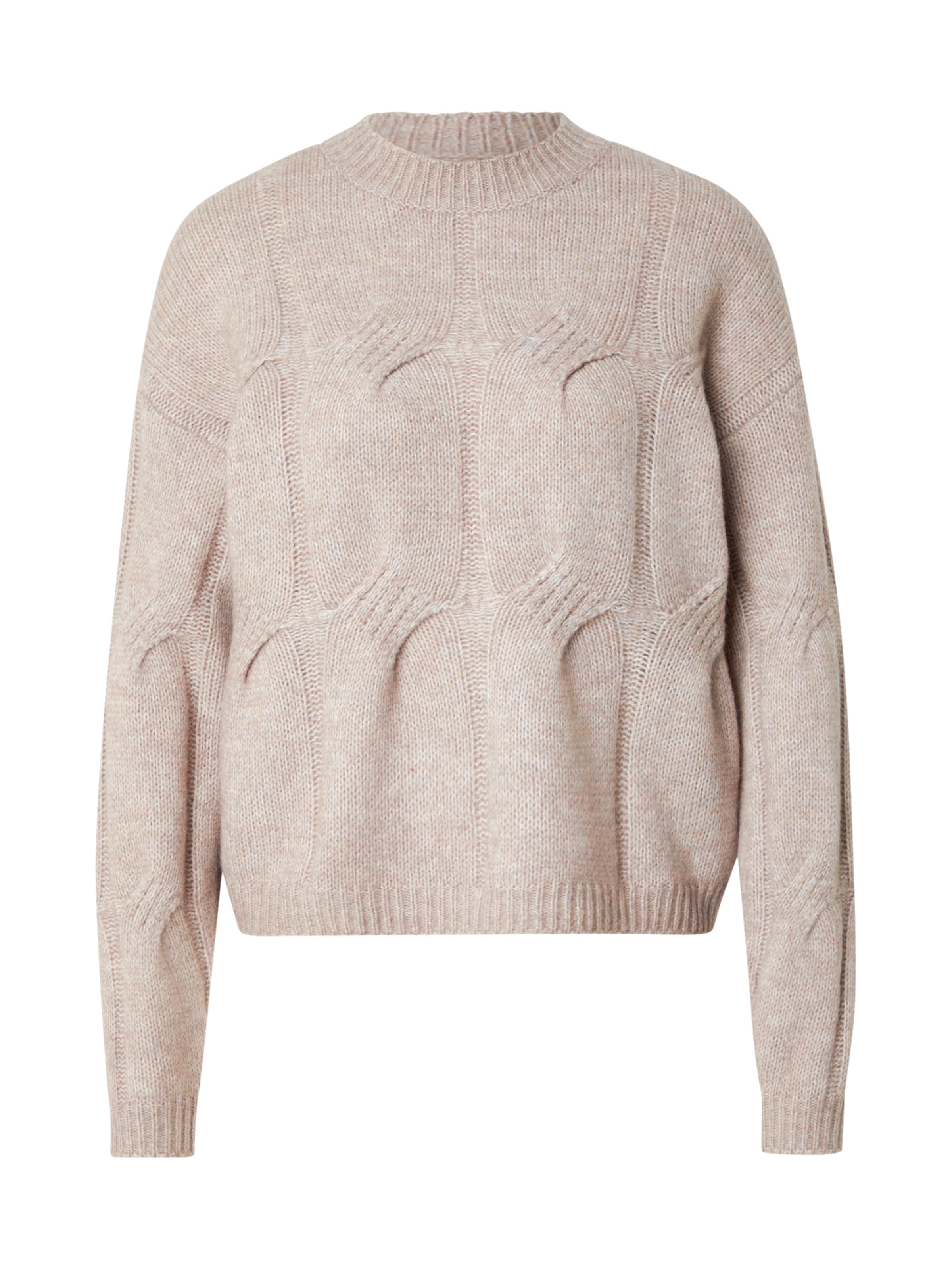 PIECES Trui 'PCJENNA' in Grijs: voorkant