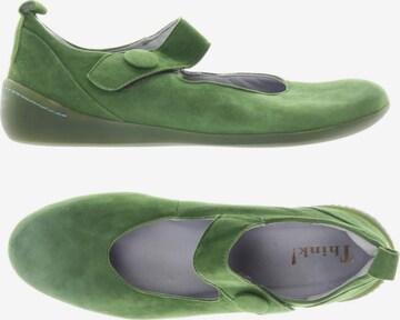 THINK! Flats & Loafers in 39 in Green: front