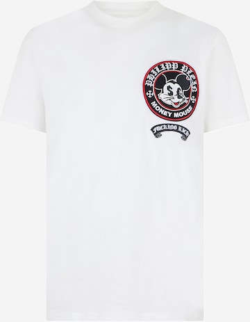 Maglietta 'Money' di Philipp Plein in bianco: frontale