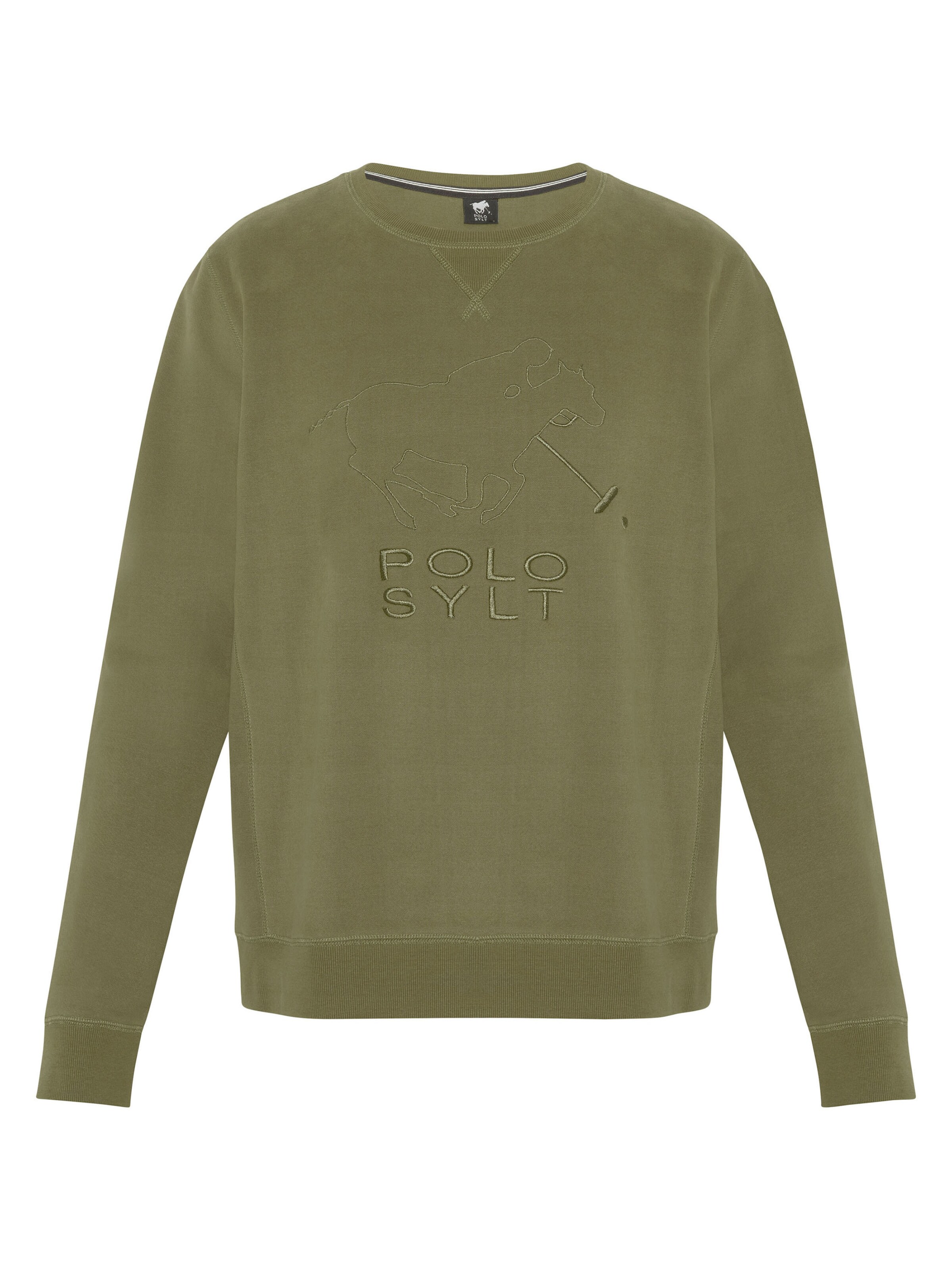 Polo Sylt Sweatshirt in Green: front